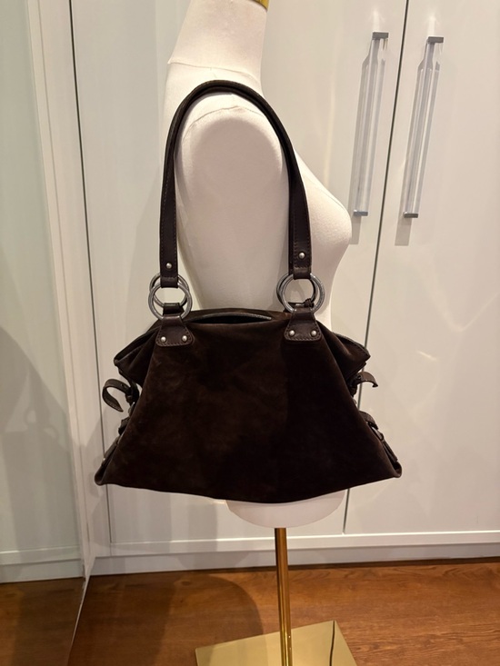 Dolce & Gabbana Handbags - FINAL SALE - Dolce and Gabbana brown suede bag